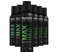 Syoss Max Hold - Mousse para el cabello, 250 ml, 6 unidades