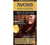 Syoss Oleo Intense - Coloración de aceite 6-76, cobre cálido, nivel 3 (115 ml), color permanente con aceite nutritivo, coloración sin amoniaco