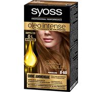 Syoss Oleo Intense - Coloración permanente al aceite, 8-60, rubio miel nivel 3, 3 unidades (3 x 115 ml)