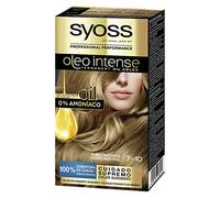 Syoss - Oleo Intense Coloración Permanente Sin Amoníaco - Tono 7.10 Rubio Natural - 2 uds