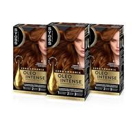 Syoss Coloración permanente Oleo Intense – Sin Amoníaco 6-76 Cobrizo Ámbar (Pack de 3)