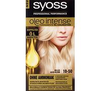 Syoss Oleo Intense Tinte para el cabello, 10-50 rubio ceniza claro, 3 unidades (3 x 115 ml)