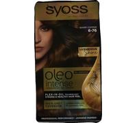 Syoss Oleo Intense Tinte para el cabello, 6-76, cobre cálido, 3 unidades (3 x 115 ml)