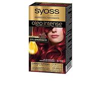 Syoss Oleo Intense - Tono 5-92 Rojo Intenso - Coloración permanente sin amoníaco - Resultados de peluquería - Cobertura profesional de canas