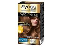 Syoss Oleo Intense - Tono 6-80 Rubio Caramelo - Coloración permanente sin amoníaco - Resultados de peluquería - Cobertura profesional de canas