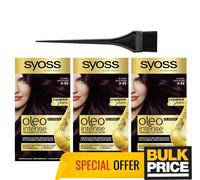 Syoss Oleo Intenso 3-33 Rico Ciruela/Berenjena Color de Cabello Lujoso Púrpur...