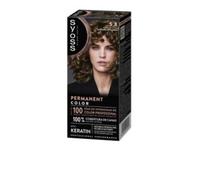 SYOSS Permanent Color 5-8 Castaño Avellana, tinte de pelo y mascarilla intensiva con keratina, para una cobertura profesional de canas, color duradero y cuidado intensivo