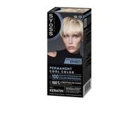 SYOSS Permanent Cool Color 10-13 Rubio Ártico, tinte de pelo matizador y mascarilla intensiva con keratina, para una cobertura profesional de canas, color duradero