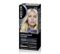 SYOSS Permanent Cool Color 9-5 Rubio Muy Claro Ceniza, tinte de pelo matizador y mascarilla intensiva con keratina, para una cobertura profesional de canas, color duradero
