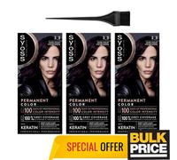 Syoss Professional 3-3 color de pelo violeta oscuro calidad gris cobertura pa...