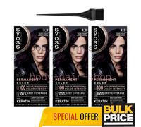 Syoss Professional 3-3 color de pelo violeta oscuro gris cobertura...