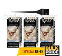 Syoss Professional 9-53 Silver Blush Blonde Cool-Toned Hair Color Bulk 3-Pack