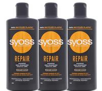 Syoss - Champú reparador para cabello seco y dañado, 6 unidades (6 x 440 ml)