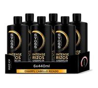 Syoss Rizos Pro Champú para Cabello Rizado y Ondulado (6 X 440 Ml) - Fórmula Profesional con Ingredientes Naturales y Efecto Anti Frizz