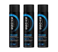 Syoss Spray para el cabello Volume Lift grado de retención 4 (400 ml), spray de peinado para volumen 100% aireado, volumen para 48 horas de control de peinado, sin pesar, 3 x 400 ml
