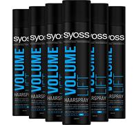 Syoss Spray Volume Lift para el cabello, pack de 6 unidades (6 x 400 ml) grado de retención 4, spray de peinado para un volumen 100% aireado, volumen para un control de peinado de 48 horas, sin pesar