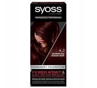 Syoss Tinte permanente para el cabello, 4,2 caoba, 115 ml