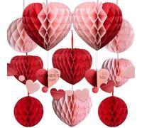 Syoulin Decoración del Día de la Madre • Regalos: Esfera Rosa Decorativa en Forma de corazón, Guirnalda en Forma de corazón. ¡Decora tu hogar con Amor en Este Especial Día de la Madre