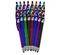 sypen Slim jet lápiz capacitivo con bolígrafo de punta de bola, Universal para todos los dispositivos de pantalla táctil, iPhone 6 s Plus, Samsung, Nexus, iPad, Tabletas, 5 unidades), colores, Rojo/Azul/Verde/Naranja/Morado