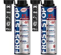 SYPRIN Aditivo de combustible diésel para invierno - Aditivos antiheladas para combustible diésel - Mejorador de flujo I anticongelante y protección para funcionamiento en invierno, 2 x 300 ml