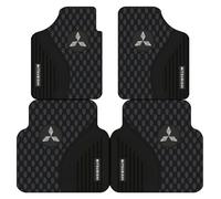 SYQCM 4 Piezas Alfombrillas Coche para Mitsubishi ASX 2015-2020, Alfombra para Coche Delanteras Traseras Juego Alfombrillas Antideslizante Impermeables
