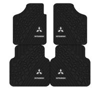 SYQCM 4 Piezas Alfombrillas Coche para Mitsubishi Outlander PHEV 2019-2022, Alfombra para Coche Delanteras Traseras Juego Alfombrillas Antideslizante Impermeables