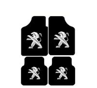SYQCM 4 Piezas Alfombrillas Coche para Peugeot 106 107 206 207 306 307 506 507 108 208, Alfombra para Coche Delanteras Traseras Juego Alfombrillas Antideslizante Impermeables