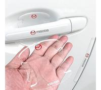 SYQCM 8 Piezas Pegatinas Manijas Puertas para Mazda 3 IV Sedan 2019-, Adhesivo Películas Protectoras Manijas Coche Antiarañazos Estilo Accesorios,Red