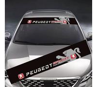SYQCM Pegatina Parabrisas para Peugeot 3008 I 2009-2013, Pegatinas Creativas Delantero y Trasero Adhesivo Parabrisas Delantero Decorativo Automóvil,B