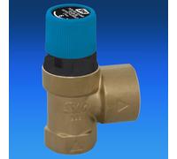 Syr Válvula de Seguridad de Diafragma 2115 Dn 20 , 8 BAR, 3/4 ", Latón