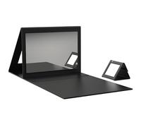 Syrebo Caja de terapia de espejo inteligente, entrenamiento de espejo del habla, caja de terapia de espejo para rehabilitación para accidente cerebrovascular, dolor de extremidades fantasma, síndrome