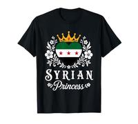 Syrian Princess Syria Flag Proud Syrian Girl Camiseta