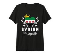 Syrian Princess Syria New Flag Proud Syrian Girl Camiseta Premium