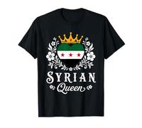 Syrian Queen New Syria Flag Proud Syrian Woman Camiseta