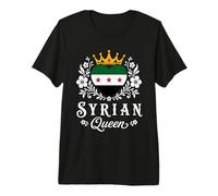 Syrian Queen New Syria Flag Proud Syrian Woman Camiseta Premium