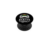 Syrian Queen New Syria Flag Proud Syrian Woman PopSockets PopGrip Adhesivo