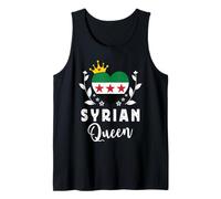 Syrian Queen Syria Flag Proud Syrian Woman Camiseta sin Mangas