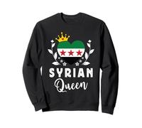 Syrian Queen Syria Flag Proud Syrian Woman Sudadera