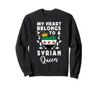 Syrian Queen Syrian Wife Girlfriend Syria Flag Sudadera