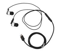 Syrisora Auriculares USB C estéreo de alta fidelidad con cancelación de ruido de graves USB tipo C con micrófono para smartphone, tableta, portátil