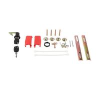 Syrisora Baúl de Viaje para Scooter, Impermeable, Resistente a Impactos, Gran Capacidad, Caja Trasera para Motocicleta con Diseño de Doble Sellado y Cierre a Presión, par (Negro)