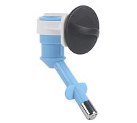 Syrisora Cabezal de Agua Potable para Mascotas, Collar de Doble Capa, Diseño sin Resorte, Sellado de Alta Resistencia Que Nunca Gotea, con Bola de Acero para Perros, Rosa, Azul, Verde (Azul)