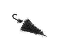 Syrisora Elegante Paraguas de Encaje para Bodas, Hermoso Dosel de Encaje, Multicolor, Suave Apertura y Cierre, Adecuado para Fotografía de Bodas, Representaciones Teatrales y Uso Diario (Negra)