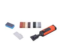 Syrisora Juego de reparación de baldosas de calefacción eléctrica con bloque de cera, ideal para porcelana de piedra y baldosas de cerámica, juego de herramientas para reparar astillas y grietas