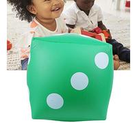 Syrisora Juguete de Dados Inflables Dados Inflables Gigantes Juego de Grandes de PVC para Niños Juguete Acuático Interactivo para e Hijos Accesorio de Actividad de Fi (Verde)