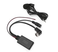 Syrisora Micrófono Estéreo para Coche, Bluetooth 5.0 con Cable de Audio Auxiliar, Repuesto para Radio IP Bus Compatible con Modelos de la Serie P
