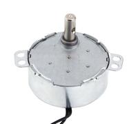 Syrisora Motor Síncrono de CA 4W 220-240V, Motorreductor para Rotación | Tipo de Imán Permanente, 0,8-10 RPM Opcional, par de 14-3 Kgf.cm, para Ventiladores de Exhibición, Hornos Microondas