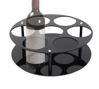 Syrup Organizer For Countertop,7 Bottles Coffee Syrup Rack For Countertop - 32x32x9cm Easy Install Dispenser Organization Modern Shelf Display Tray Storage For Restaurant Cafe Home Offices Bar Dining