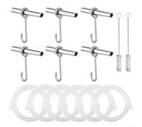 Syrup Supplies - Juego de grifos de acero inoxidable para una fácil instalación y colección de jugo fiable de robles y jardines (paquete de 3)