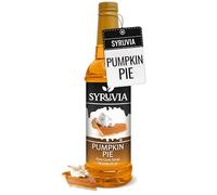 SYRUVIA Jarabe de pastel de calabaza para café, 25.4 onzas, jarabe de café de pastel de calabaza